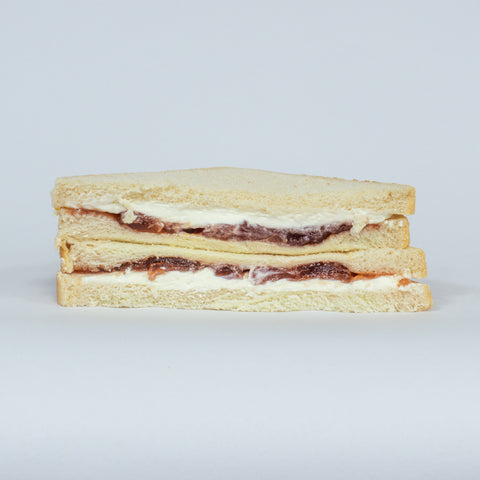 Cream Cheese & Jam Sandwich (v)