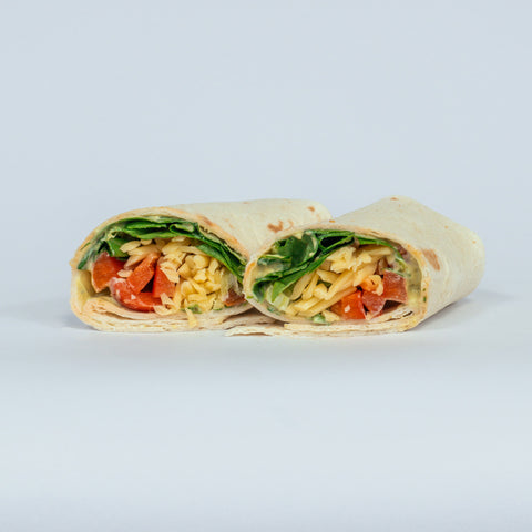 Veggie Cheese Pesto Wrap (v)
