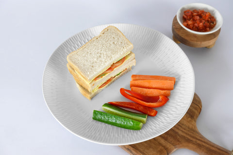 Cheese, Tomato & Cucumber Sandwich