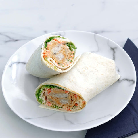Fish Finger & Cheese Melt Wrap