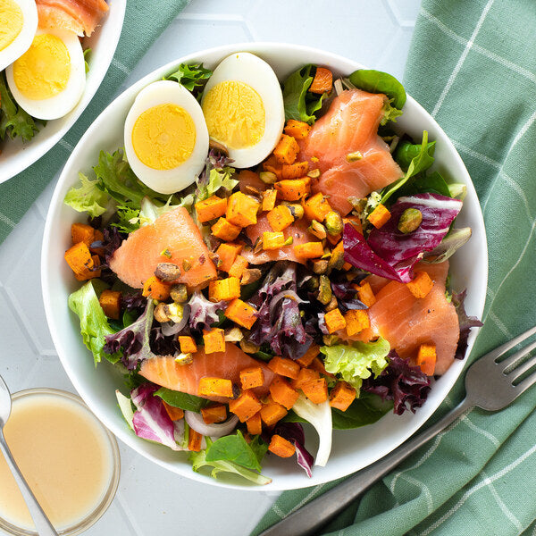 Sweet Potato & Smoked Salmon Salad