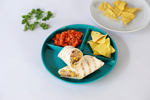 Vegetable Burrito & Nachos