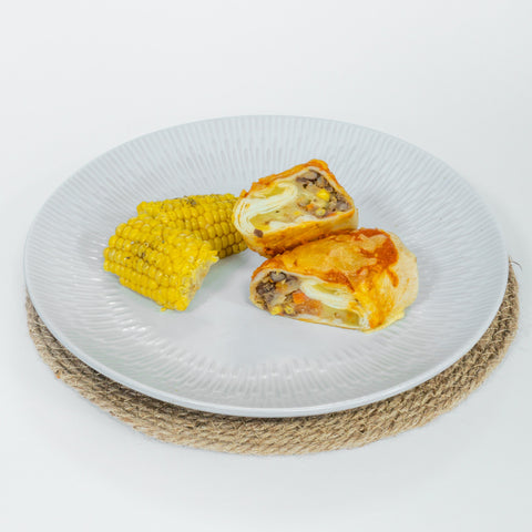 Vegetable Enchadilla & Corn Cob (v)